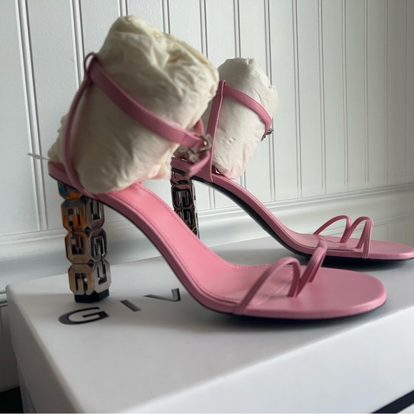 NEW Givenchy G Cube Heeled Sandals sz 38.5 - Picture 7 of 10